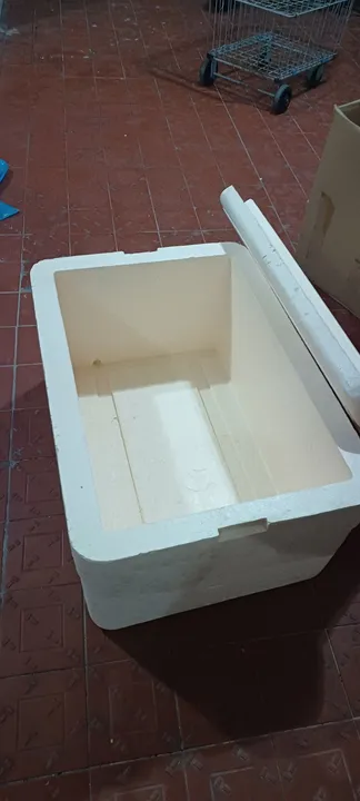 Caixa de Isopor 120 litros para Camping