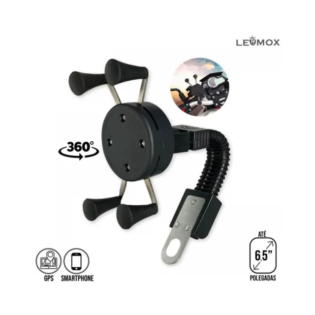 Suporte Para Celular Moto e Bike Bicicleta X Garra Retrovisor