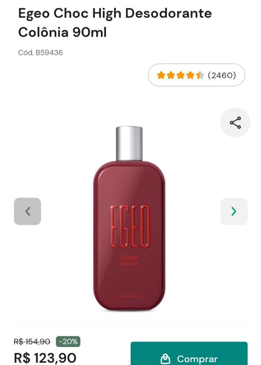 Egeo choc hight $90,00