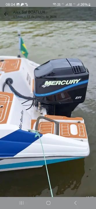 Lancha Runner 25 pés na Lagoa da Conceição  - Foto 4