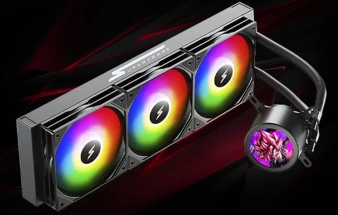 Watercooler SuperFrame Magic 360mm preto ( Novo Lacrado )