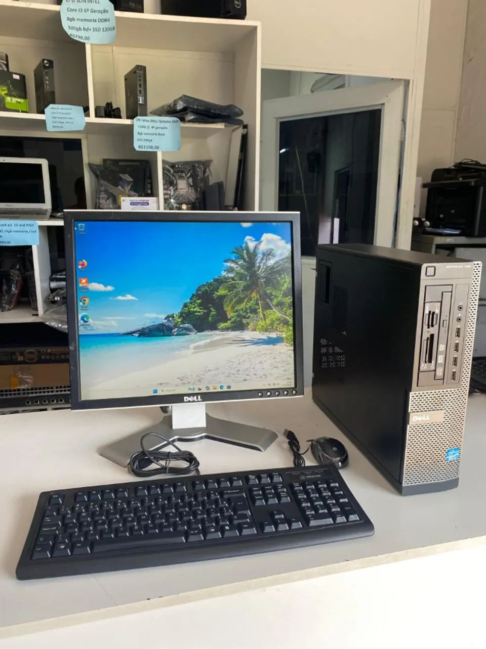 computador completo del790 core i5 2ªger/8gb mem/320gb+120gb ssd/tela 19 pol garantia e nf - Foto 5
