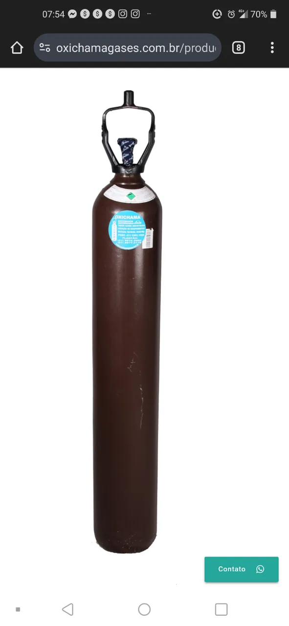 Cilindro argonio