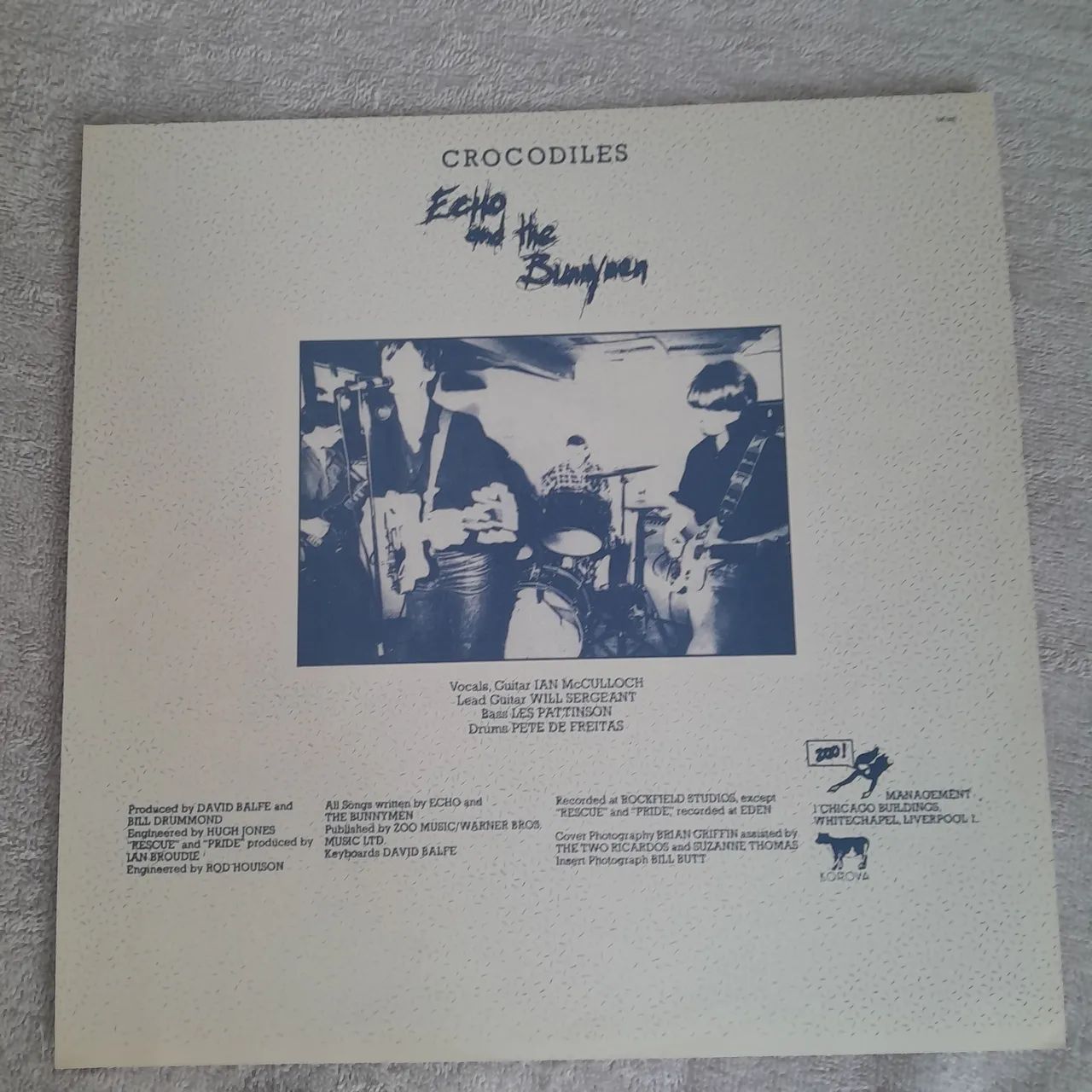 Vinil lp Echo & The Bunnymen - impecável  - Foto 3
