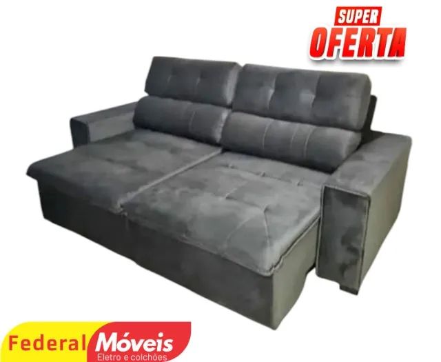 Sofá Retrátil e Reclinável 2,30m (TEMOS CREDIÁRIO) ENTRE EM CONTATO