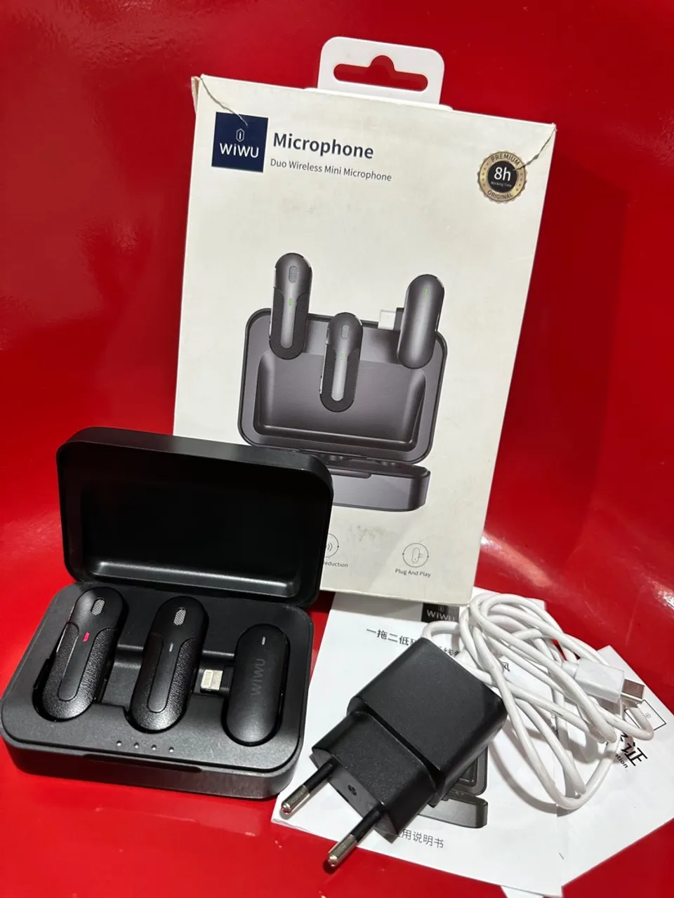 Microfone Duo Lightning Mini WiWU