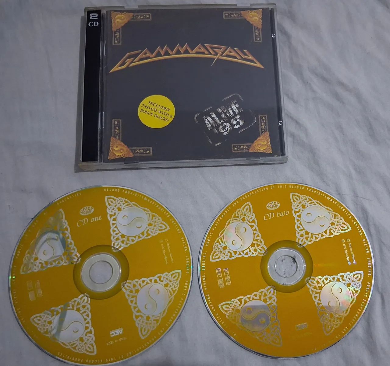 CD Gamma Ray - ALIVE 95 (Duplo) IMPORTADO 