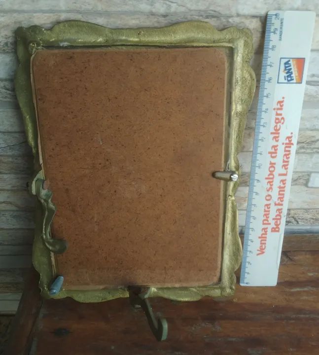 Moldura de Bronze Antiga - Sem vidro  - Foto 2