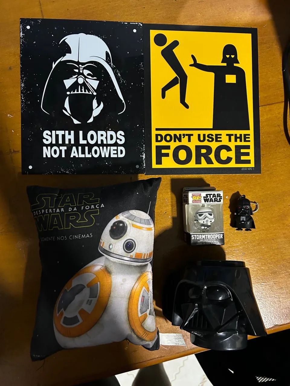 Coleção de 6 itens de Star Wars