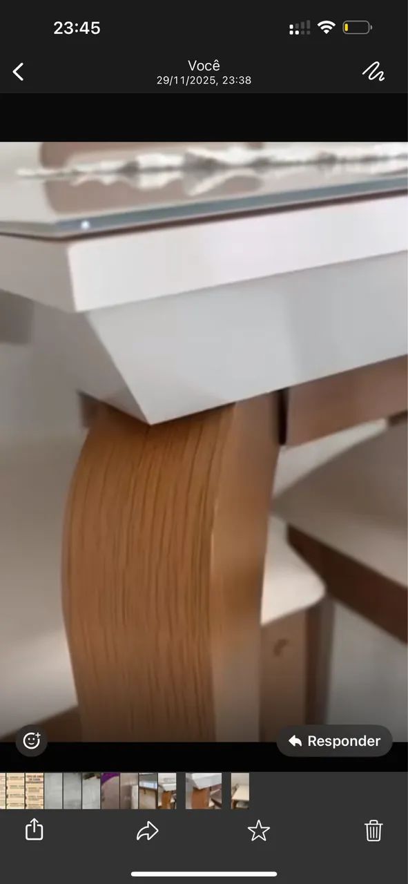 LINDA MESA NA CAIXA  LACRADA 