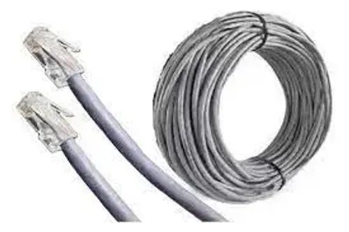 Cabo De Rede - Cat6 15mts Cinza - 100% Cobre + Rj45 Crimpado - Foto 2