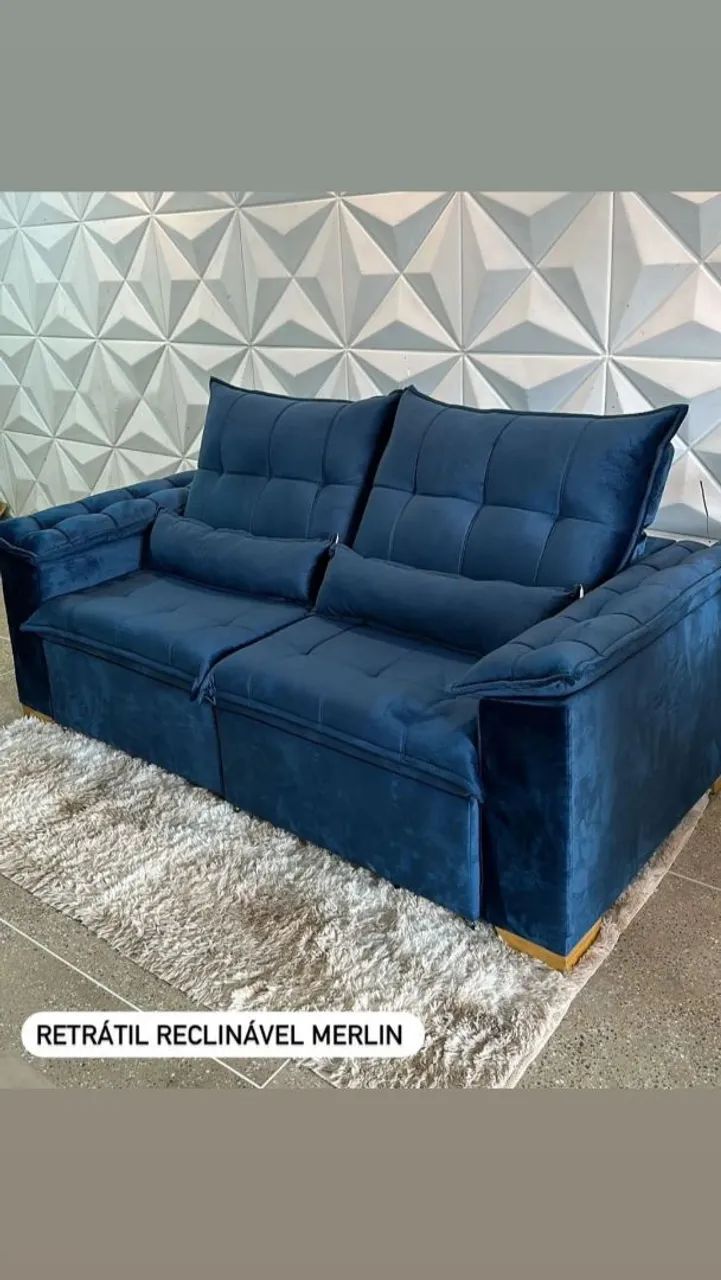 Vendo sofa cama retrátil retrô kits com poltronas diretamente da fábrica a pronta entrega  - Foto 5