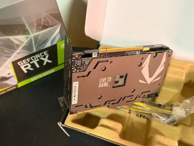 Nvidia RTX 2070 Super 8GB Zotac Mini (Novinha) - Placas de Vídeo