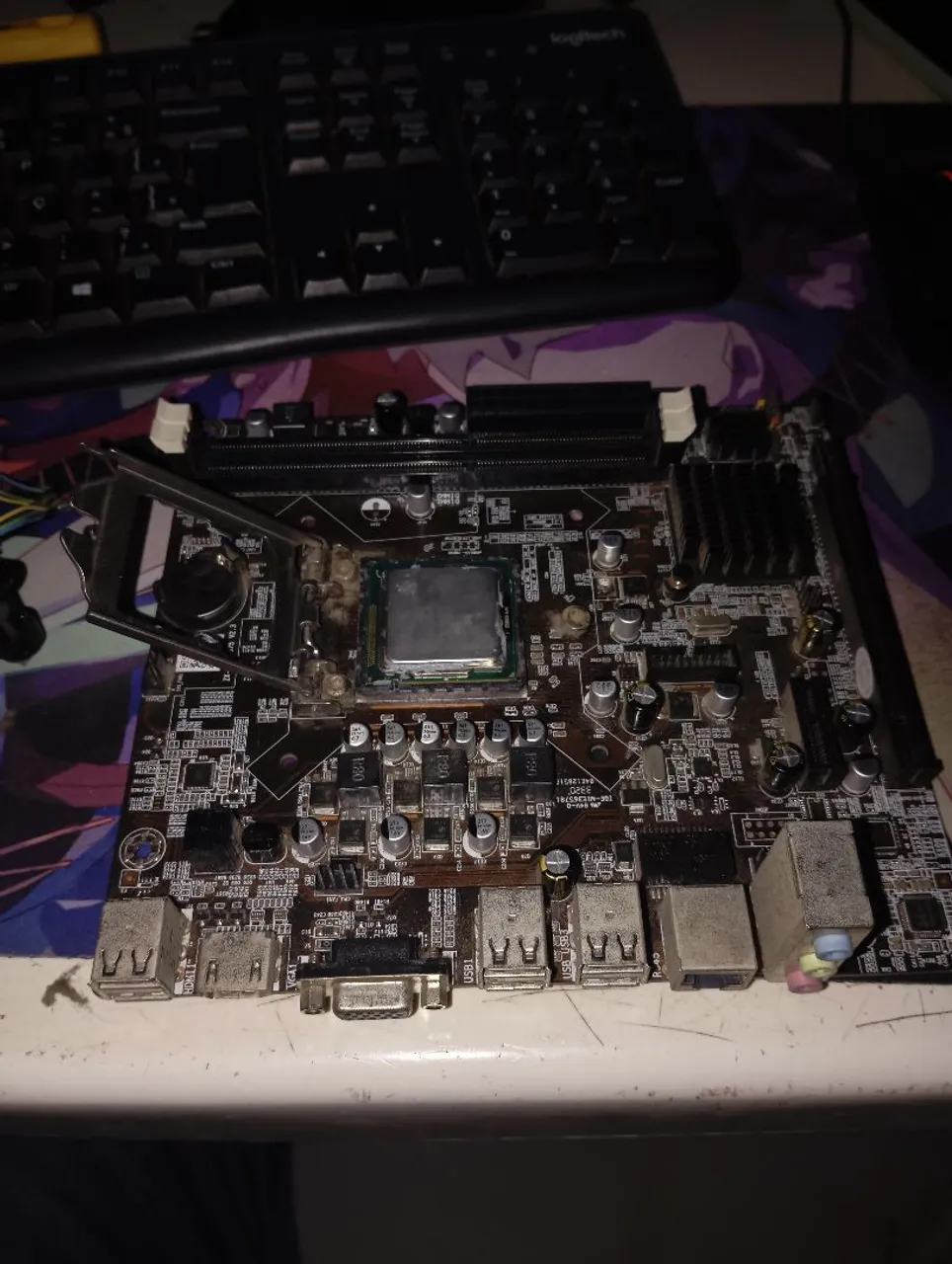 Placa Mãe + Processador i3 + cooler usado