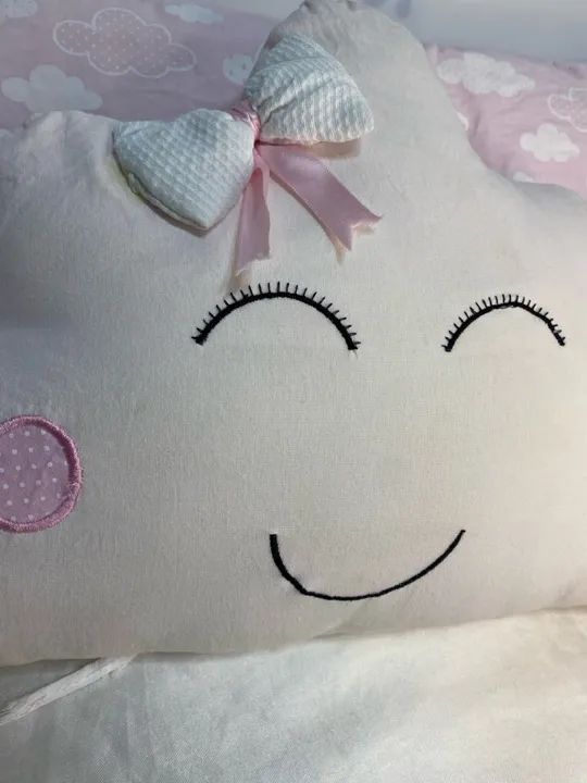 Kit para MINI BERÇO tema Nuvem  - Foto 4