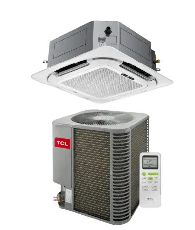 Ar Condicionado Split Cassete Inverter TCL 55000 BTU/h 4 Vias Frio - 220 Volt