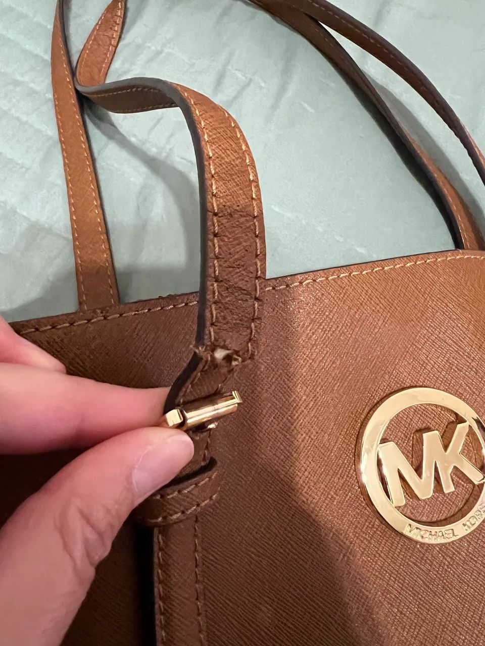 Bolsa de couro MK - Foto 3