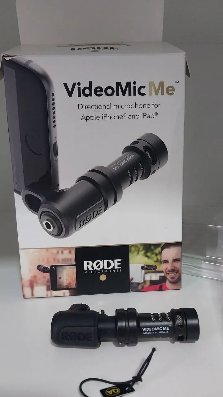  RØDE VideoMic Me - Microfone Direcional p/ Celular (P2) - Quase Novo!<br><br> - Foto 6