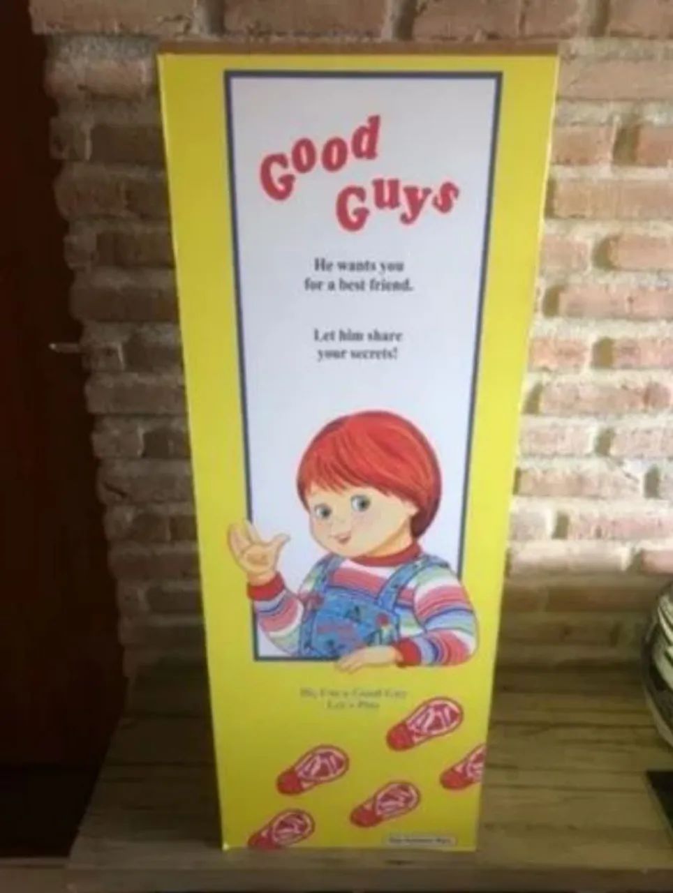 Caixa Good Guy Chucky Tamanho Real - MDF - Foto 5