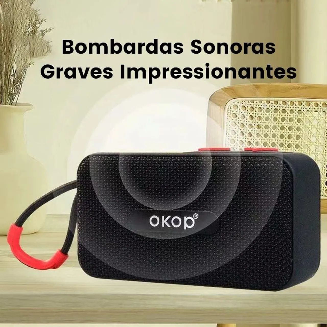 Caixa de Som Bluetooth KOLEER - Som de Qualidade! - Foto 2