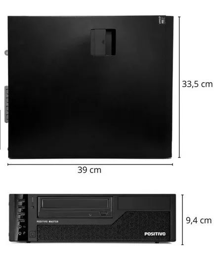 Computador Desktop Positivo Master Slim D610 A8 3.9GHZ (I5) 8gb Ram Ssd 240gb Win11 Wi-Fi - Foto 2