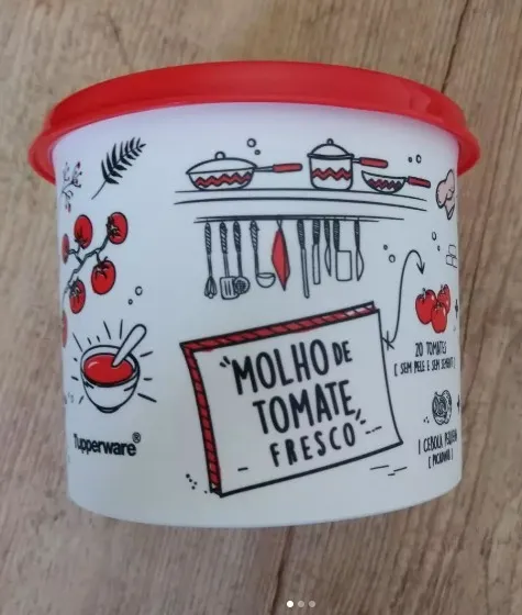 Molho de tomate tupperware 