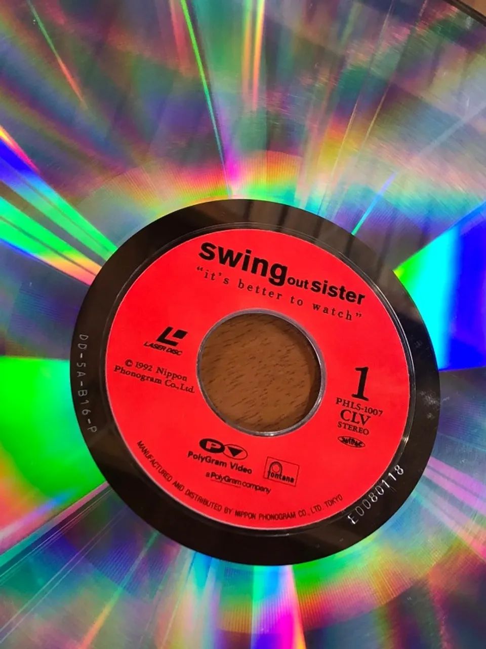 Laserdisc Swing Out Sister - It's Better to Watch - Foto 2
