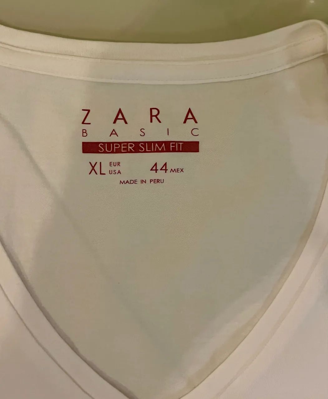 Camiseta Zara XL branca  - Foto 2