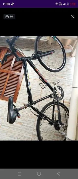 Bicicleta aro 26 híbrida,