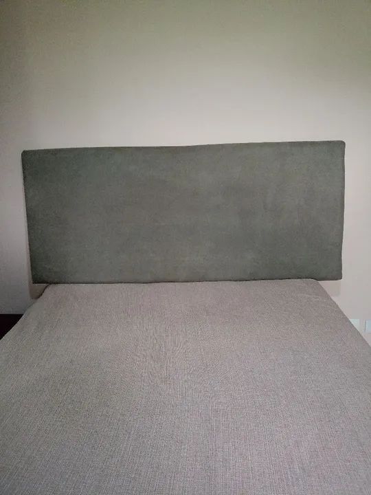 Cabeceira de Cama em Suede - Foto 2