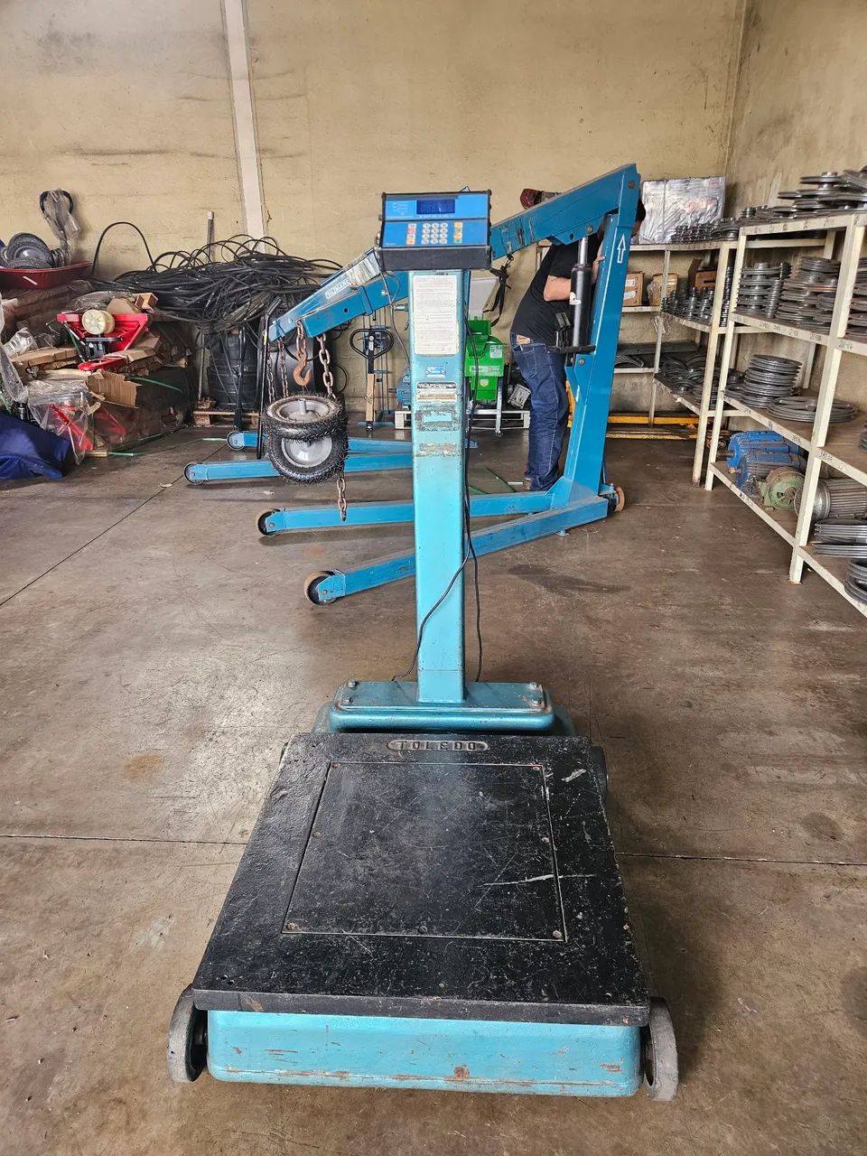 Balança contadora eletrônica para 1.500 kilos, marca TOLEDO. Funcionando ! - Foto 3