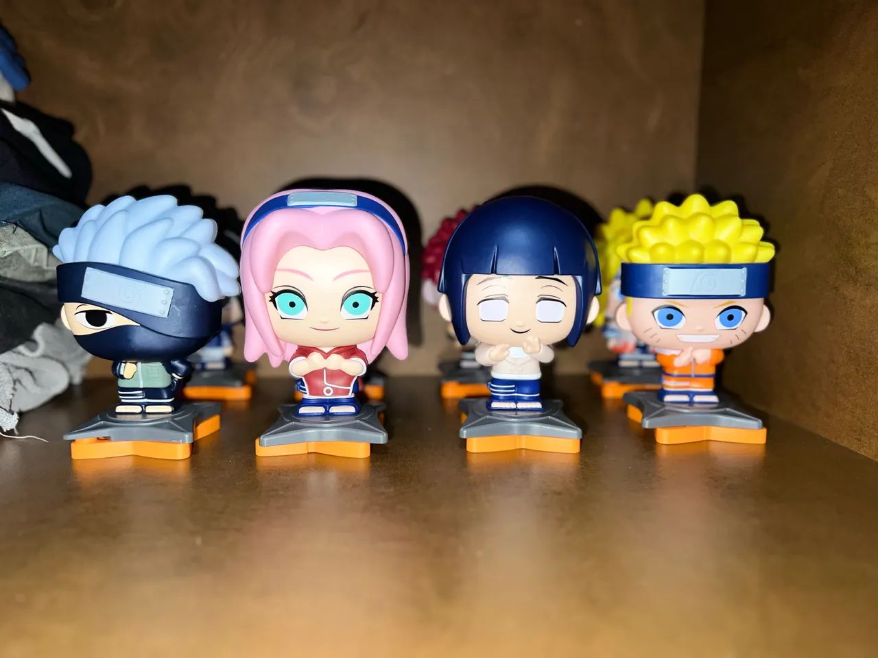 Coleção completa Bonecos Naruto com o burguer King 