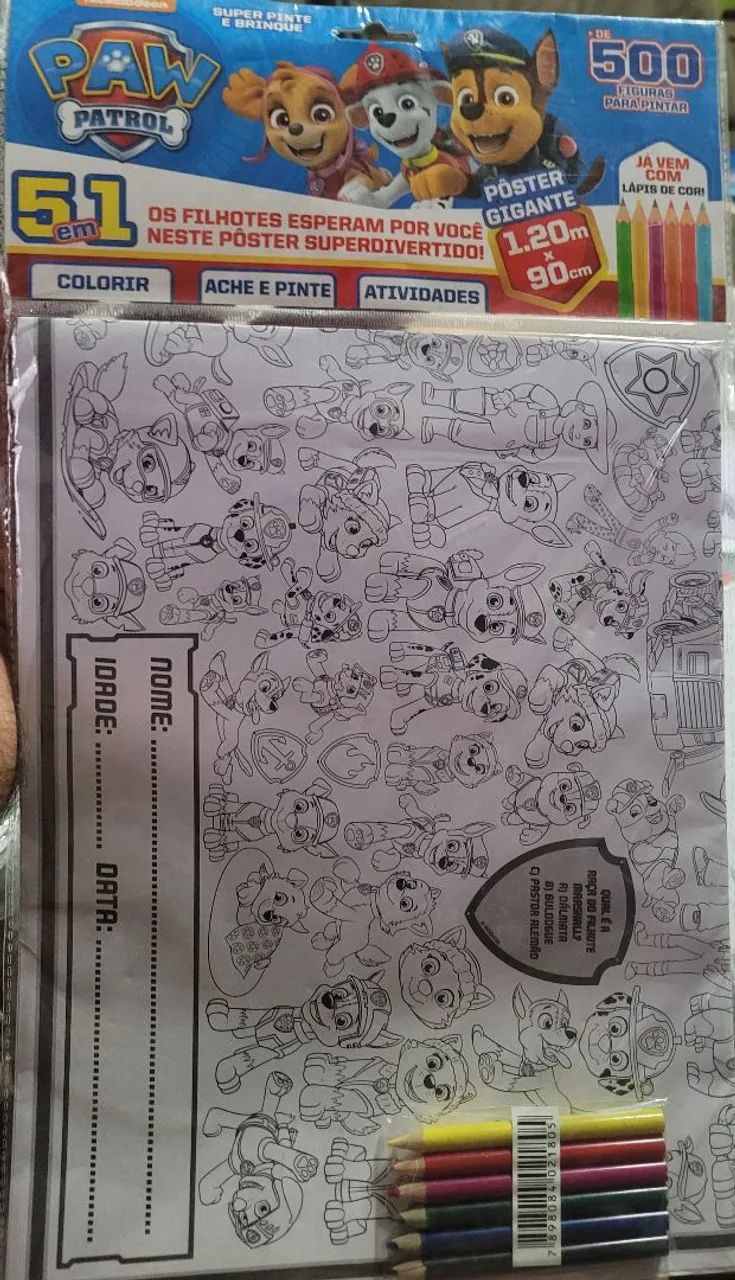 Kit 05 livros para colorir 