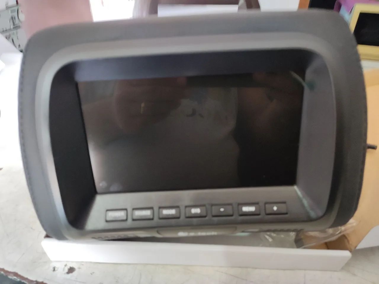 Cabeceira com tela LCD 7 marca e-tech(sem uso/preta) - Foto 3