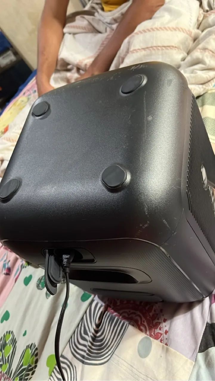 Caixa de Som JBL PartyBox Encore Essential com Microfones - Foto 4