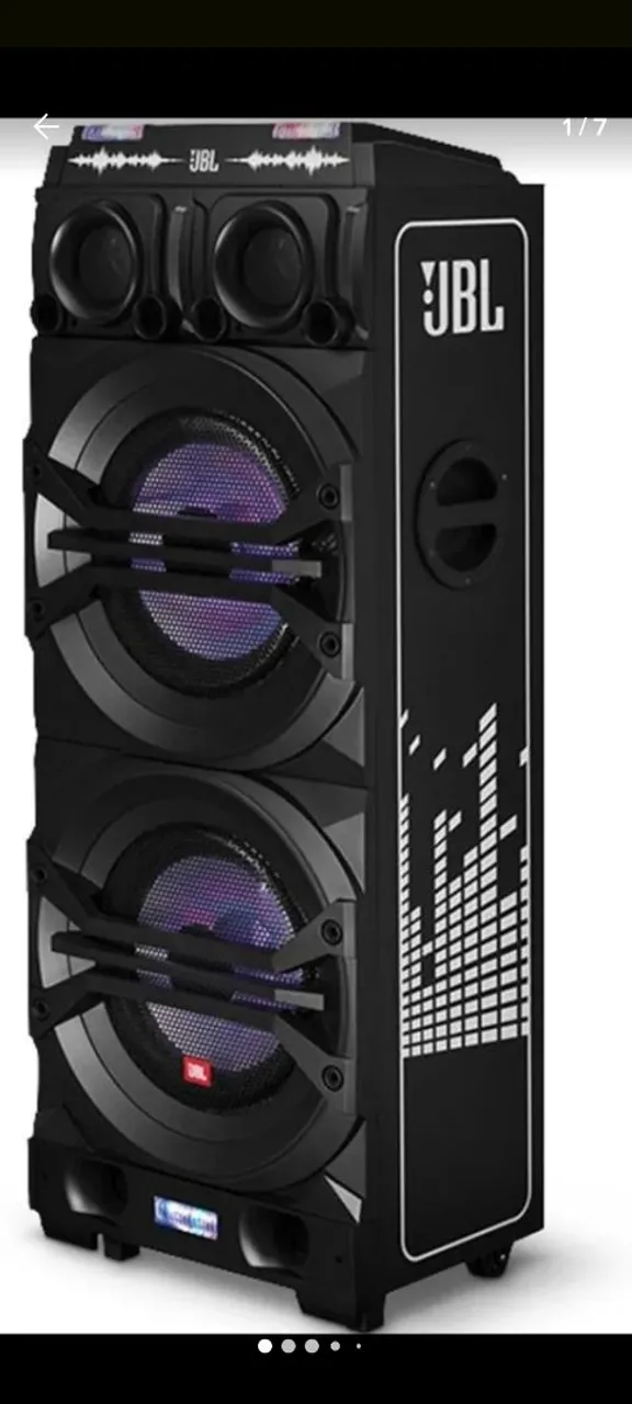 Caixa de Som JBL - Potente e com Iluminação