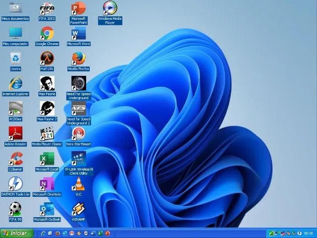 PC Retrô Premium Sempron 2800+ GeForce FX5200 SSD Windows XP Compatível e Potente - Foto 6