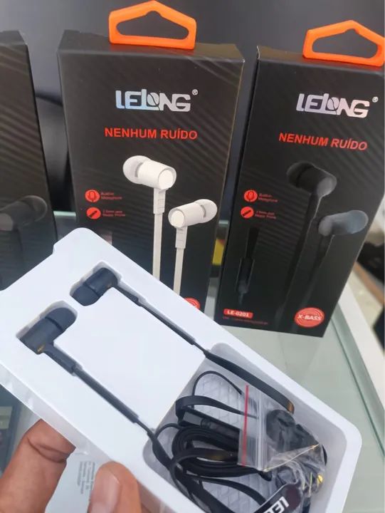 Fone de ouvido intra auricular com fio qualidade e durabilidade - Foto 3