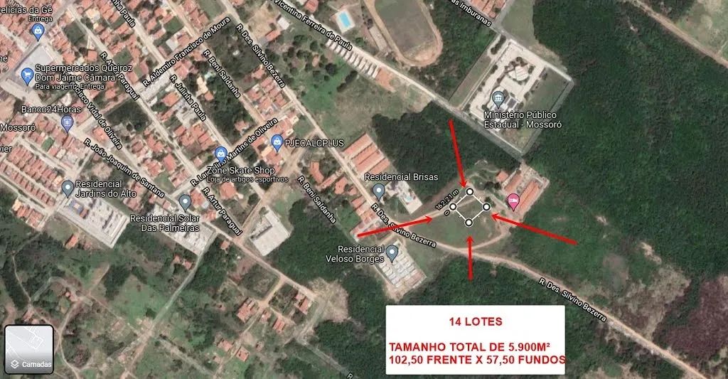 VENDE-SE ÁREA COM 5.900M² NO LOTEAMENTO MARECHAL RONDON