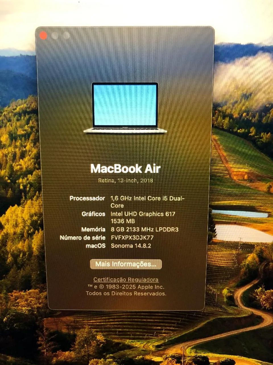 MacBookAir 2018 13インチ core i5 Macbook Air 13 I5 8gb 128ssd 2018 Retina Prata