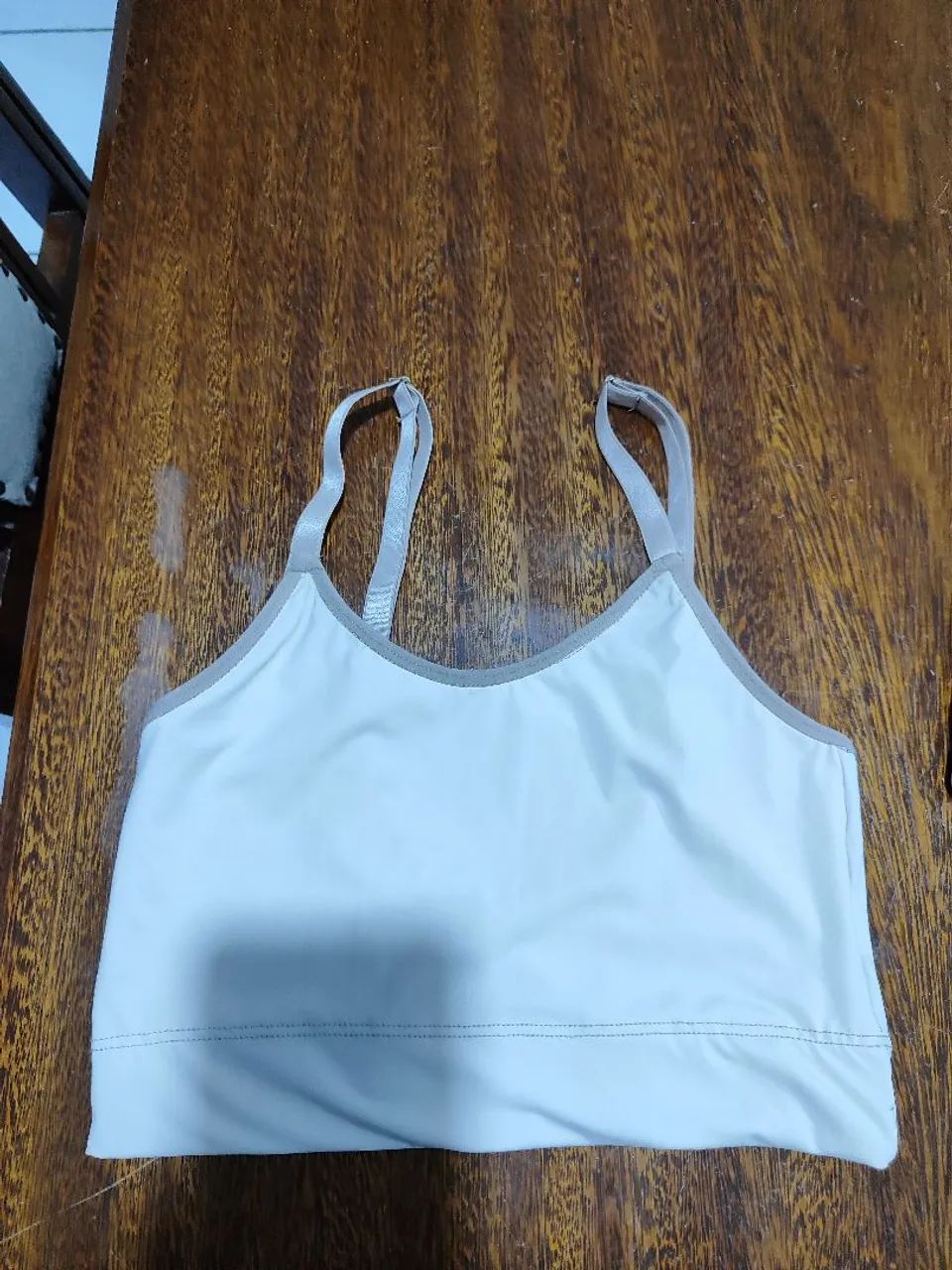 Top em microfibra tamanho M