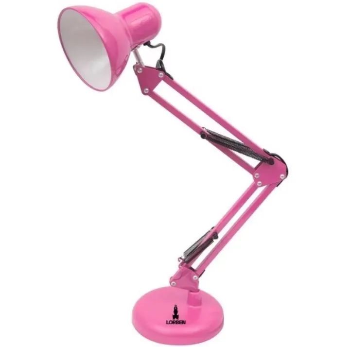 Abajur Articulável Rosa