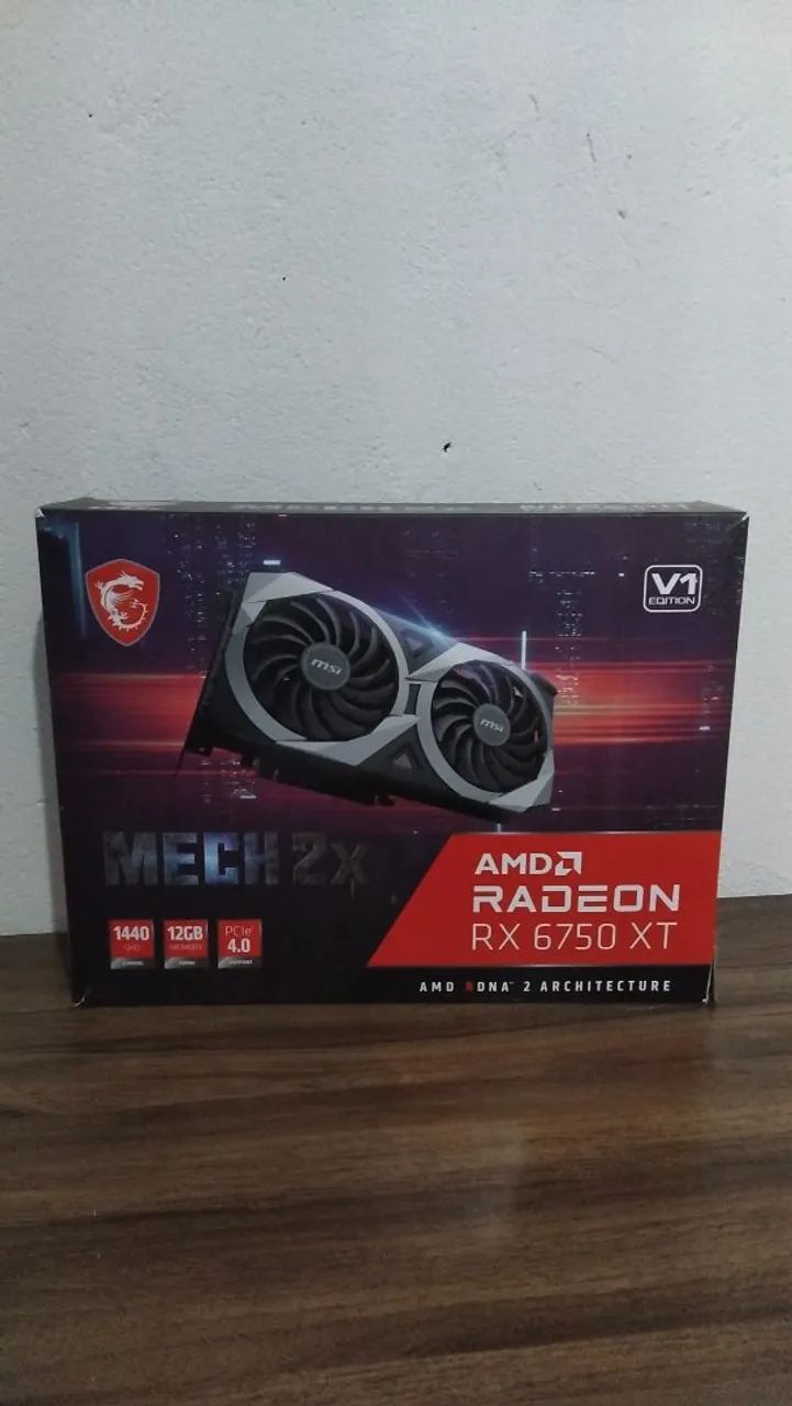RX 6750 XT 12GB MSI MECH  - Foto 3