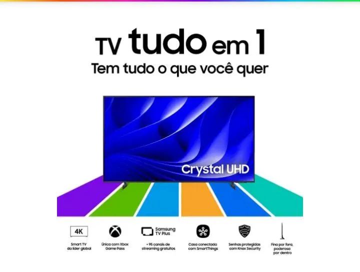 TV Samsung 4K Crystal 43 (NOVA) - Foto 2
