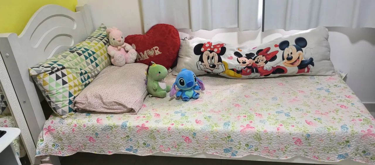 Vendo cama juvenil com colchão  - Foto 4