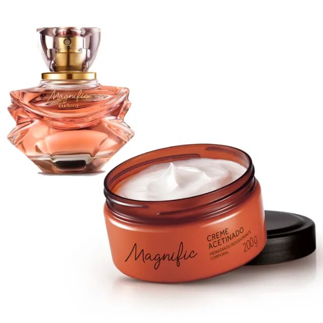 Kit Combo Eudora Magnific Perfume 75ml + Hidratante 200g - Foto 2