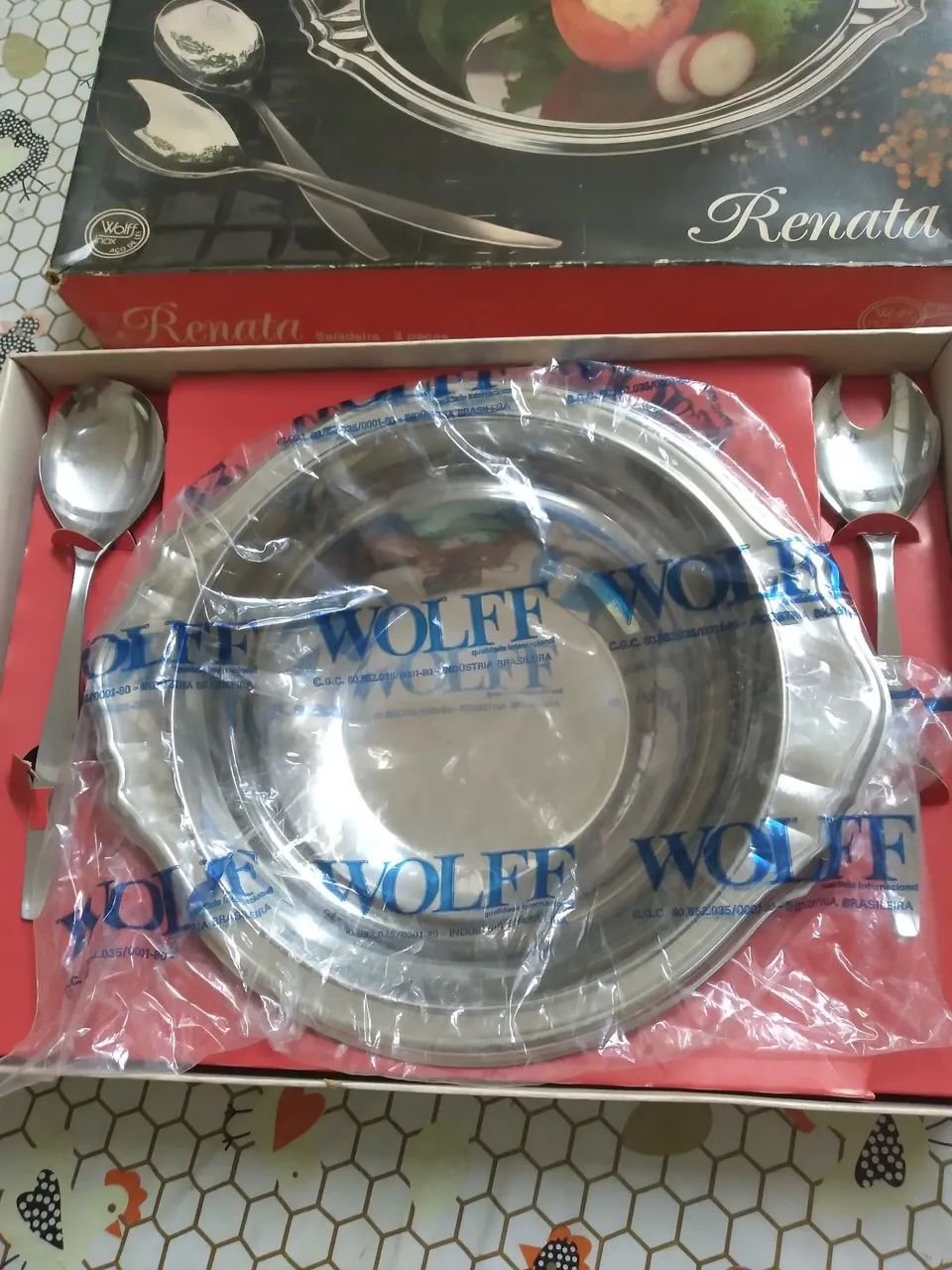 Conjunto para Salada em Aço Ipnox - Novo na caixa  - Foto 3