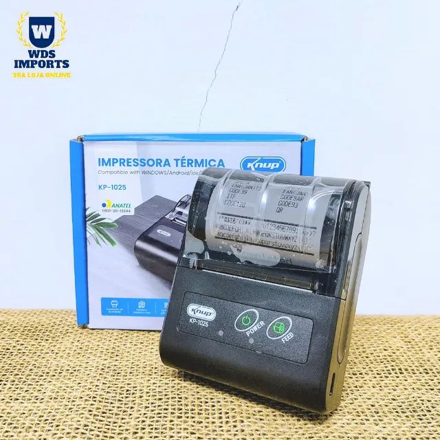 Impressora Térmica Portátil Bluetooth Usb 48mm Kp-1025 - Foto 2