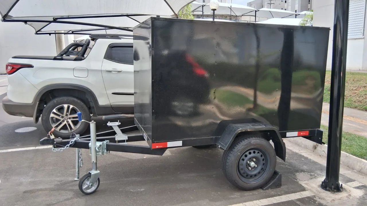 Carretinha Baú (Semi nova). - Foto 6