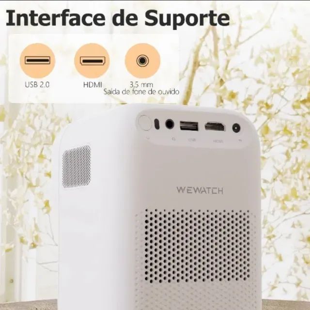 Projetor WeWatch V30 1080p FullHD Wifi Portátil (Novo) - Foto 3